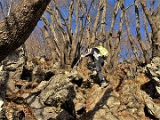Invernale-primaverile sui dirimpettai Monti Ocone e Tesoro dalla Forcella Alta al Pertus il 31 dicembre 2021- FOTOGALLERY